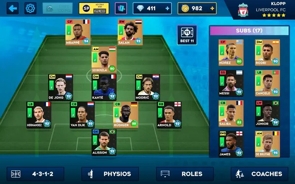 Dream League Soccer - Formation