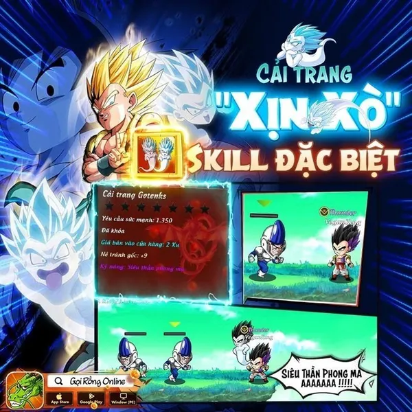 game 2d mobile - Gọi rồng Online